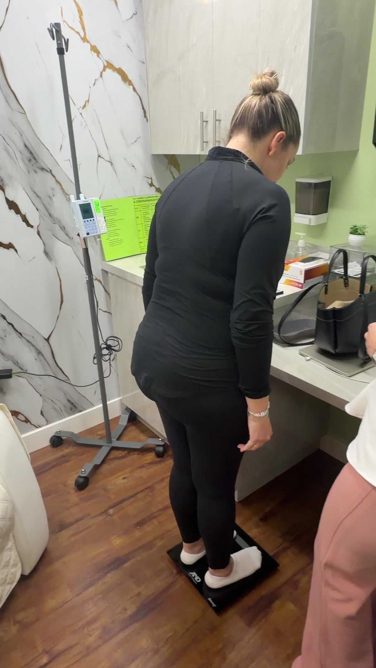 Weight loss weigh-in at IV Drop Revival & Glow