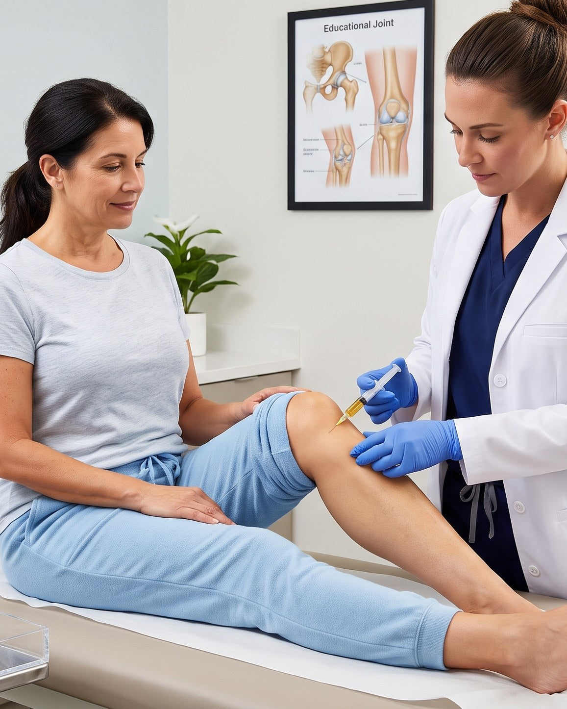 PRP joint injection treatment for knee pain at IV Drop Revival & Glow in Miami